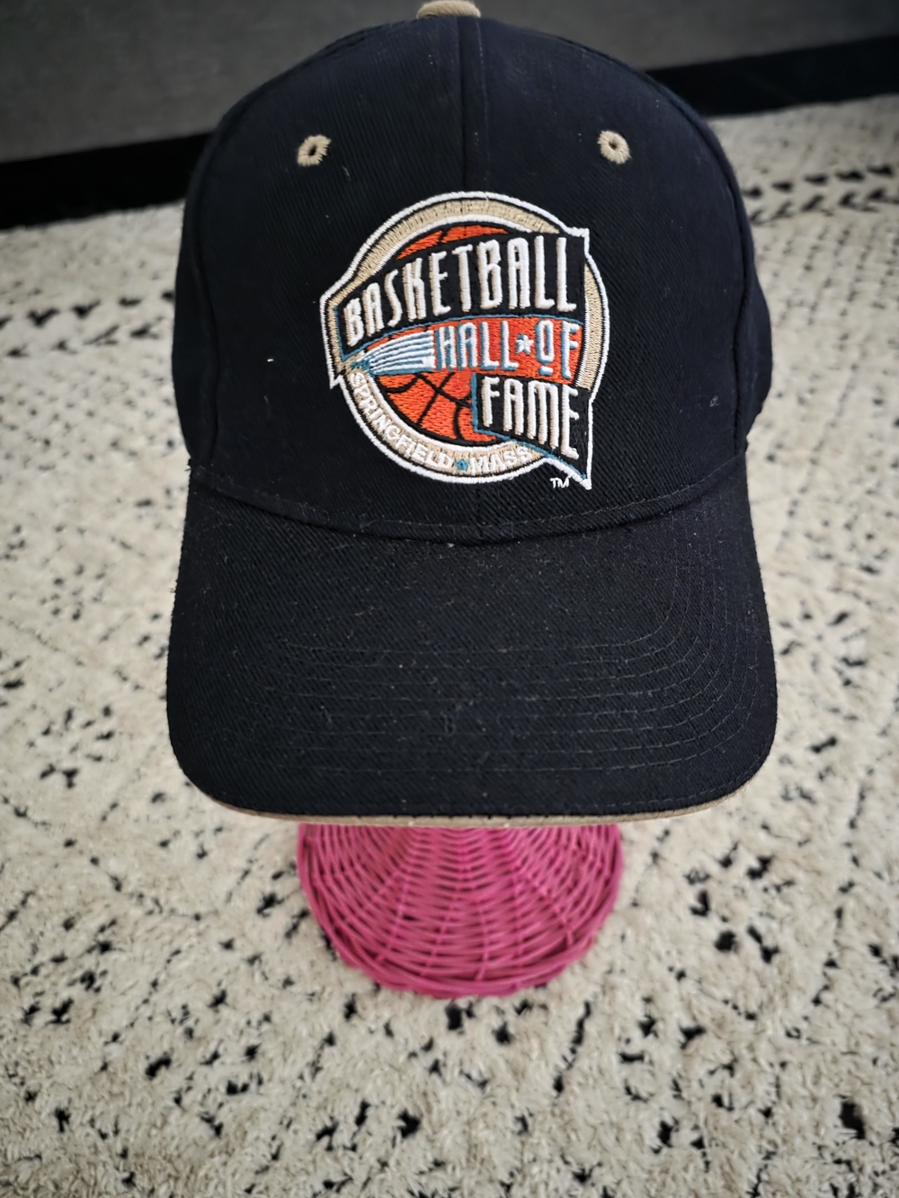 Zephyr Black Basketball Hall of Fame Logo Cap